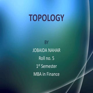 Topology  presentation