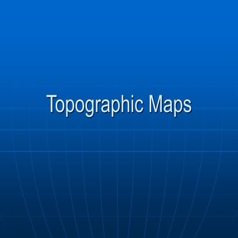 Topo maps