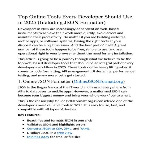 Top Online Tools Every Developer Should Use in 2025.docx