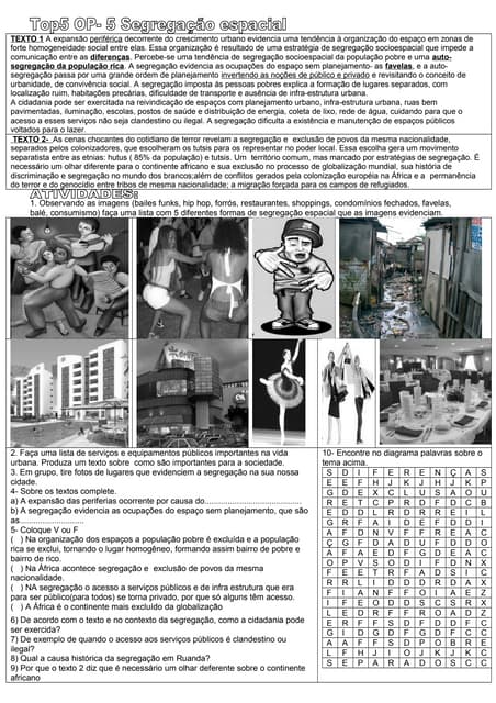 Top op segregaçao 1