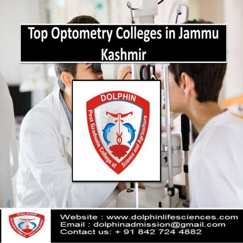 Top Optometry Colleges In Jammu Kashmir | PPTX