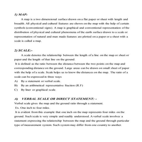 Toposheet interpretation