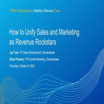 How to Unify Sales and Marketing as Revenue Rockstars