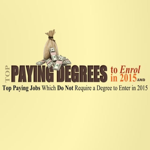 Top Paying Degrees To Enrol In 2015