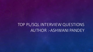 sql interview questions