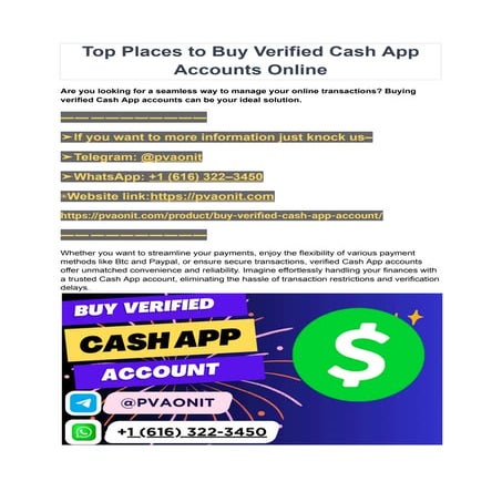 Top Places to Buy Verified Cash App Accounts Online.pdf