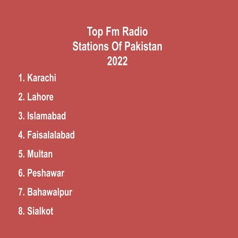 Top Fm Radio Stations Of Pakistan 2022.pptx