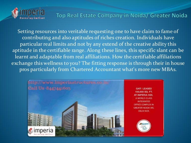 Top real estate company in noida greater noida
