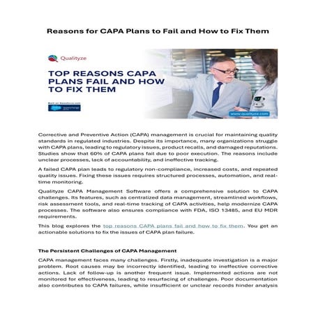 Top Reasons CAPA Plans Fail and How to Fix Them.pdf