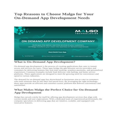 Top Reasons to Choose Malgo for Your On.docx