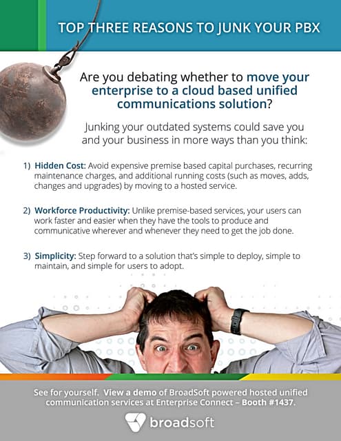 Top Three Reasons to Junk Your PBX