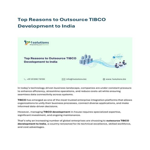 Top Reasons to Outsource TIBCO Development to India.pdf