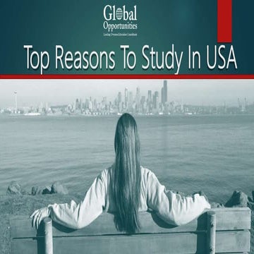 Top Reasons To Study In USA | PPTX