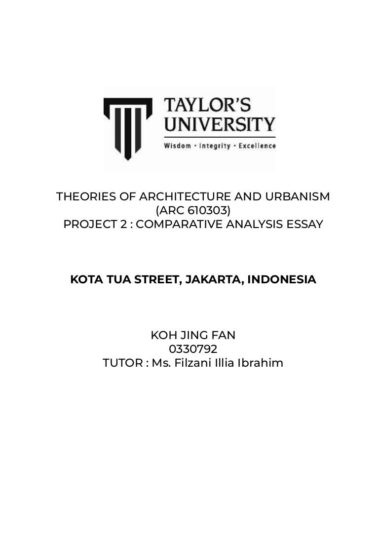 Comparative Analysis Essay