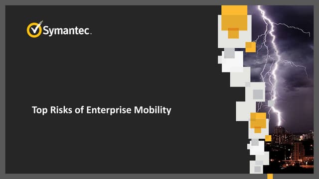 Top Risks of Enterprise Mobility