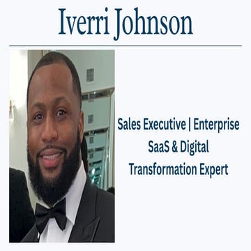 Iverri Johnson | Expert in Sales Strategy, Partnerships & AI-Driven ...
