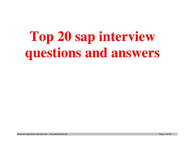 top 20 behavioral interview questions