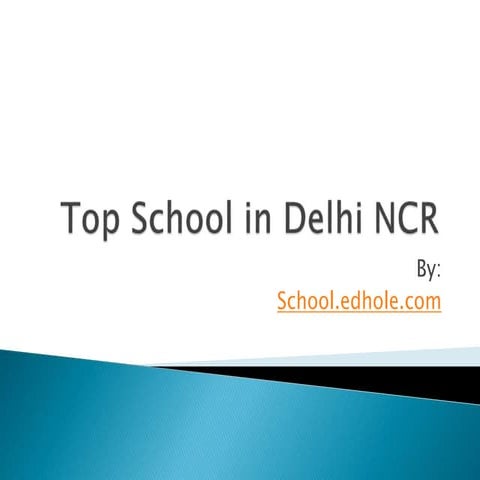 Top schools in delhi ncr