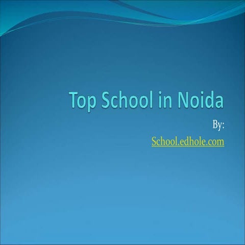 Top schools in noida