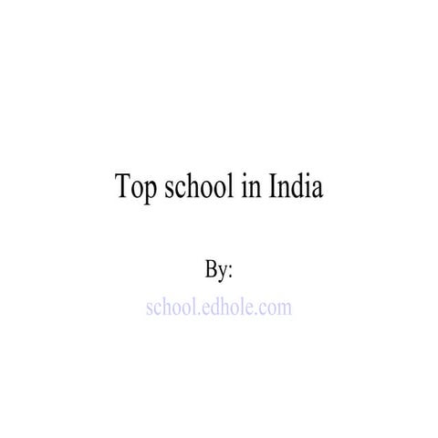 Top schools in noida