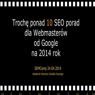 Cezzy: Top SEO porady od Google na 2014 rok