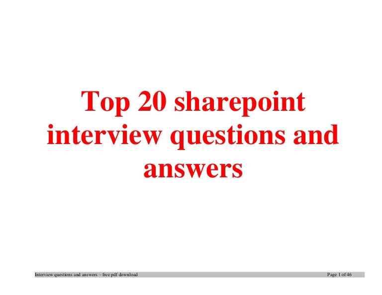 Microsoft Sharepoint Tutorial Pdf Free Download