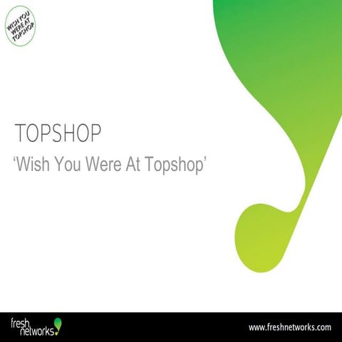 Topshop - Wish You Were At Topshop