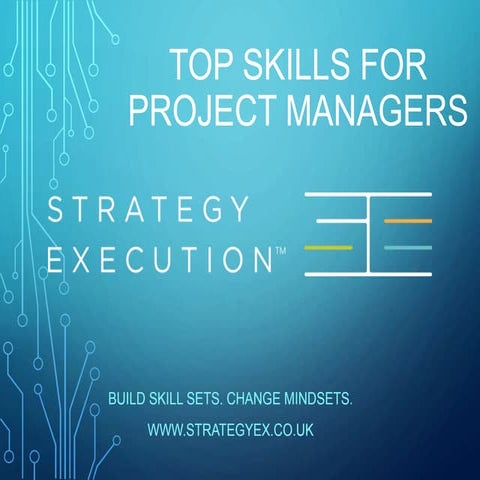 Strategy Execution - The top skills for project managers 