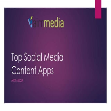 Top Social Media Contest Apps