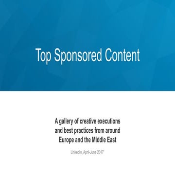Top sponsored content 2017