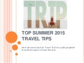 Travel To Go Shares Top Summer 2015 Travel Tips