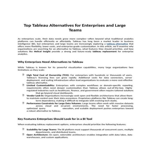 Top Tableau Alternatives for Enterprises and Large Teams.pptx