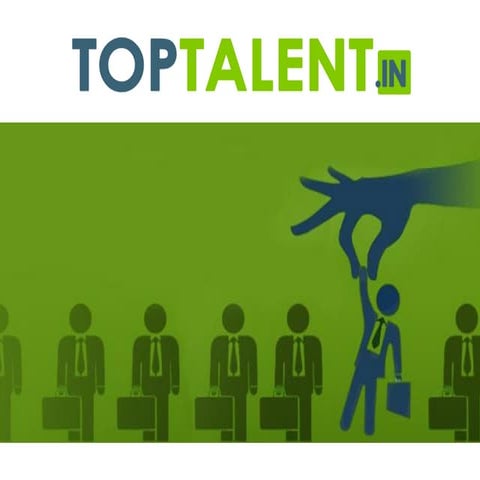 Top talent marketing brochure