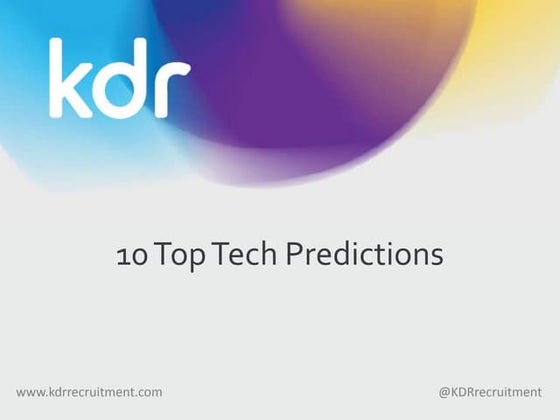 Kdr Talent Solutions presentations