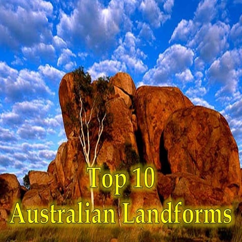 PowerPoint:  Top 10 Australian Landforms