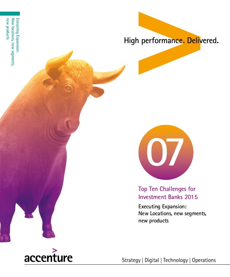 Top ten challenges for investment banks 2015 restructuring challenge 7