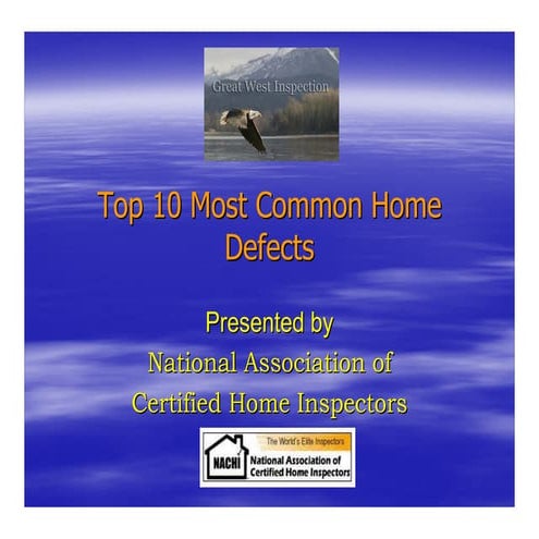 Top Ten Common Defects