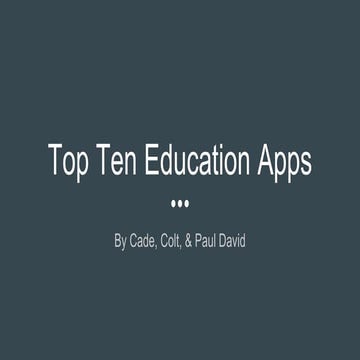 Top Ten Education Apps.pptx