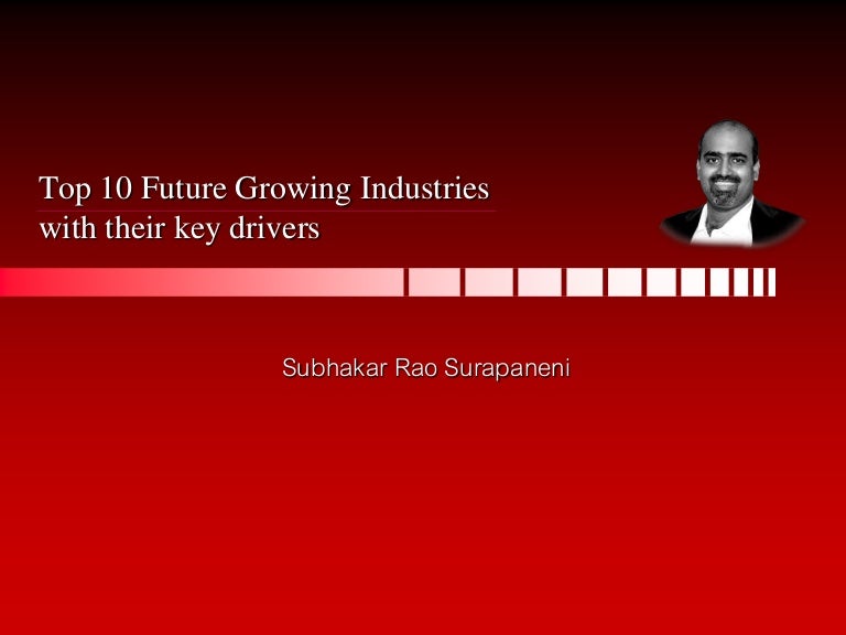 Top Ten Future Growing Industries