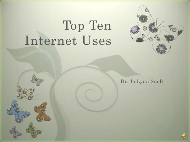 Top Ten Internet Uses