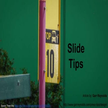 Top ten slide tips assignment | PPT