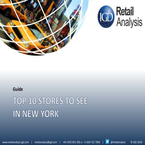 Top Ten Stores to See in NYC: IGD guide