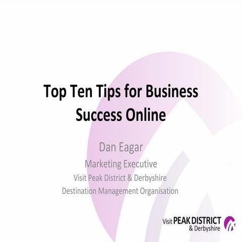 Top ten tips for business success online   final