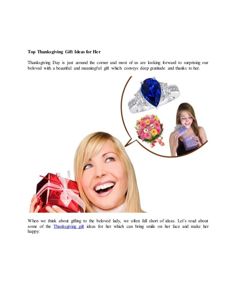 Top thanksgiving gift ideas for her