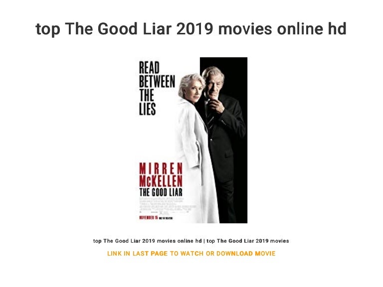 Top The Good Liar 2019 Movies Online Hd