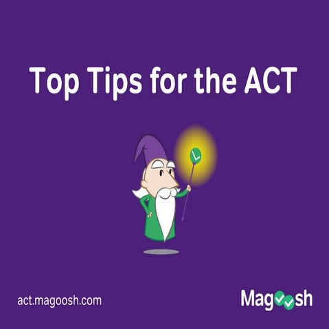 Top Tips for the ACT