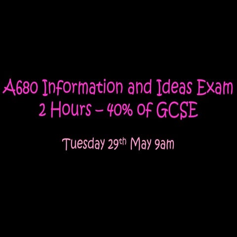 Top tips info and ideas foundation revision