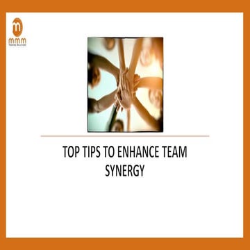 Top Tips to Enhance Team Synergy