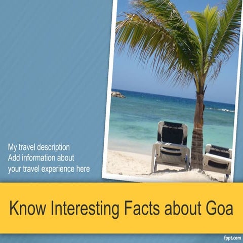 Top travel destinations in india goa