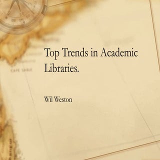 2012 Top trends in academic libraries